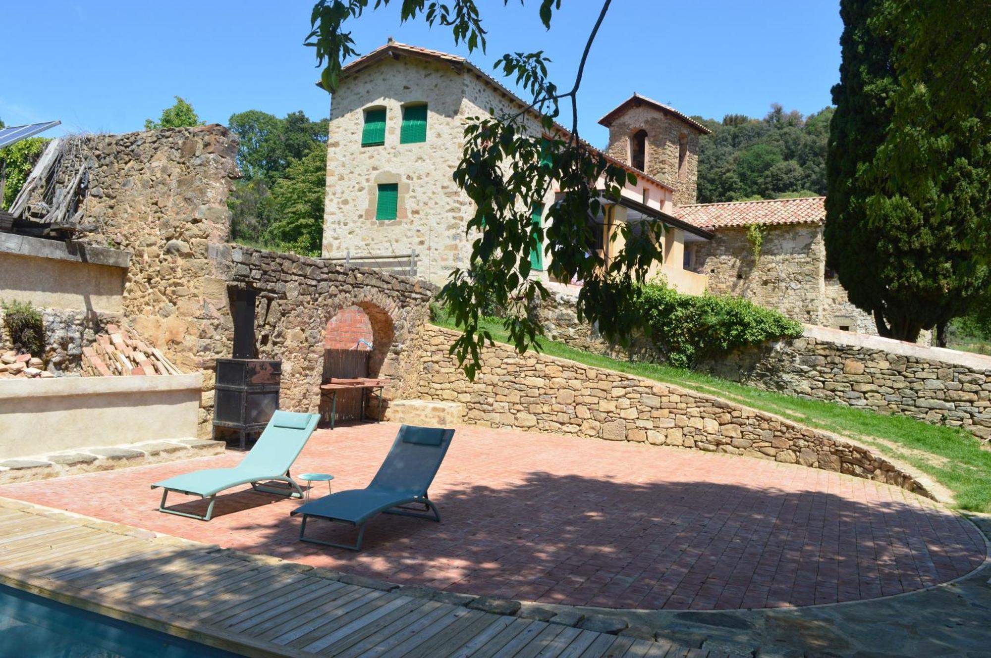Villa Rectoria De Castellar à La Vall de Bianya Extérieur photo